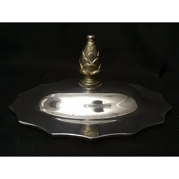 Vintage Godinger Silver Plated Red Velvet Lined Jewelry Trinket Box 1994 - Picture 4 of 7